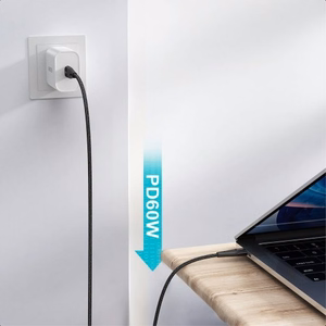 USB-kaapeli Choetech XCC-1003 musta Type-C / Type-C 120cm
