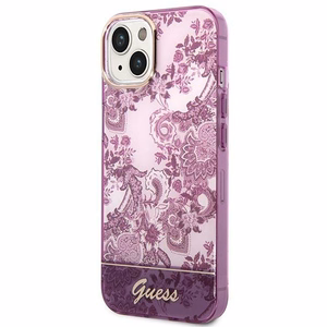 Guess GUHCP14MHGPLHF iPhone 14 Plus 6.7" fuksia/fuksia kotelo Porcelain Collection -mallisto