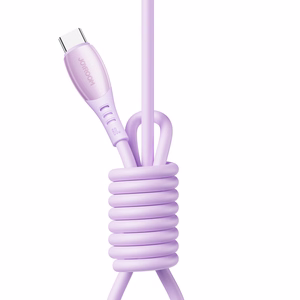 Joyroom S-A59 Vibrant Series 60W USB-C - USB-C Kaapeli 1,2m - violetti