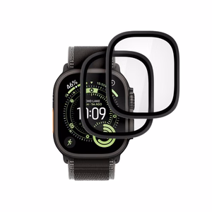 Tech-Protect 2-Pack Karkaistu Lasi Apple Watch Ultra 49mm - Musta