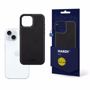 3mk Hardy Apple Silky Leather MagCase Apple iPhone 15 Plus:lle - musta