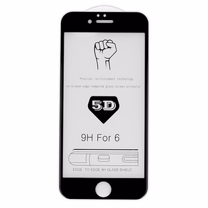 Tempered Glass Full Glue 5D for IPHONE 6 (4,7") BLACK