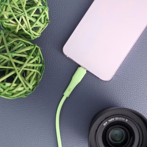 Kaapeli USB A - USB C Forcell F-Energy QC4.0 3A 66W Silicone 1 m C342 vihreä