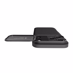 Spigen Optik Armor MagSafe Suojakuori iPhone 17 Pro:lle - musta