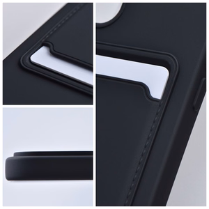 Suojakuori SAMSUNG A34 5G:lle Card Case musta