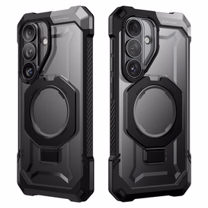 Supcase UB Grip Mag MagSafe Suojakuori Samsung Galaxy S26:lle - Musta