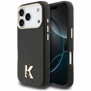 Karl Lagerfeld Karl Head Logo MagSafe suojakuori iPhone 17 Prolle - musta