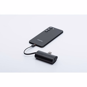 Ulkoinen akku Forcell F-Energy Power Plug F5K3 PD 20W 5000 mAh sisäänrakennetulla USB C -liittimellä musta