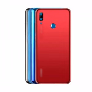 Takakansi yhteensopiva Huawei P Smart 2019 musta (kameran linssillä) HQ