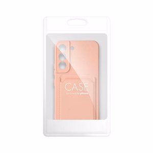 Suojakuori Samsung A35 5G:lle Card Case vaaleanpunainen
