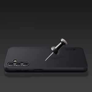 Nillkin Super Frosted Shield Suojakuori Samsung Galaxy A14 5G / Galaxy A14:lle musta