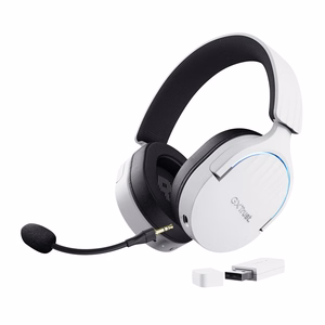 Trust GXT 491W FAYZO langallinen ja langaton pelikuuloke USB Type-C Bluetooth musta, valkoinen