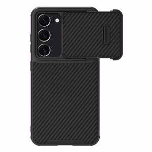 Nillkin Synthetic Fiber S suojakuori Samsung Galaxy S23+:lle kameransuojalla musta