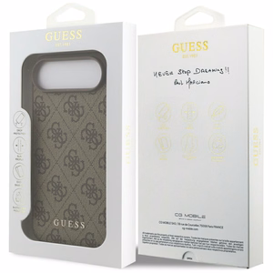 Guess 4G Classic Suojakuori iPhone 17 Air:lle - Ruskea