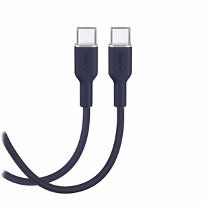 Puro ICON USB-C - USB-C -kaapeli 1,5 m - laivastonsininen