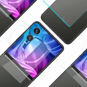 Tecno Phantom V Flip2 (front) – 3mk Silky Matt Pro puhelimen näytönsuoja