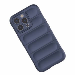 Magic Shield Kotelo iPhone 13 Pro joustava panssaroitu suojus tummansininen