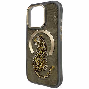 Nimmy Magnetic Fantasy Animal MagSafe Suojakuori iPhone 16 Pro Max:lle - kultainen