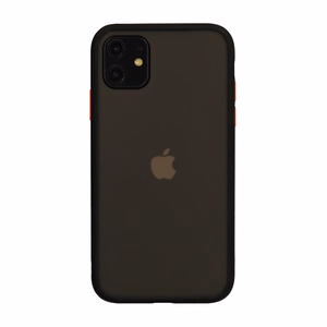 Vennus Color Button Bumper Samsung Galaxy A20S:lle musta