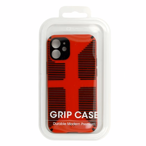 TEL PROTECT Grip Case for Iphone 12 Red