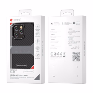 Comma Kevlar Mag suojakuori iPhone 15 Pro Max musta
