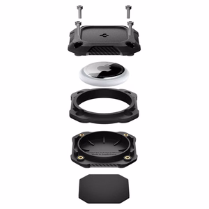 Spigen Tough Armor 4-Pack Case for Apple AirTag 1/2 - Black