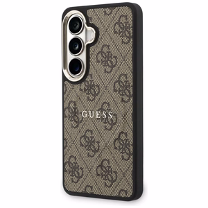Guess case 4G Embossed Ring MagSafe for Samsung Galaxy S26 Plus brown