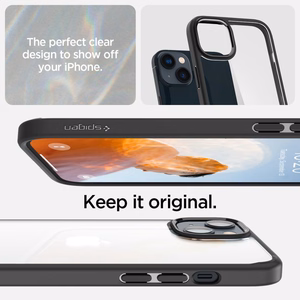 Spigen Ultra Hybrid iPhone 14 Plus -kotelo - Matta musta