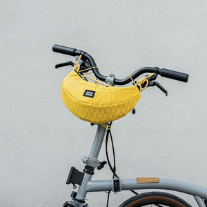 Rockbros H74 polkupyörän laukku ohjaustankoon tai olalle (banaanin muotoinen) 1.8L - keltainen