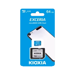 Kioxia Exceria muistikortti 64 GB MicroSDXC Class 10 UHS-I