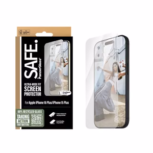 SAFE by PanzerGlass iPhone 16 Plus 6.7' näytönsuoja Ultra-Wide Fit SAFE95877