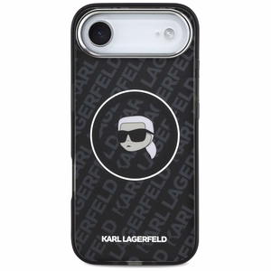 Karl Lagerfeld IML Karl Head Logo MagSafe -suojakuori iPhone 17 Air -mallille, musta