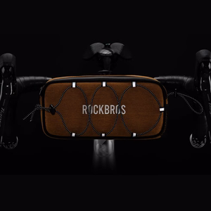 Rockbros TL001 ROAD TO SKY 1.9L polkupyörän ohjaustangon laukku vedenpitävä - oranssi