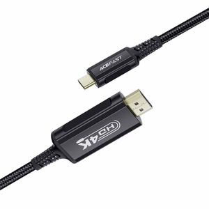 Acefast C1 USB-C / HDMI videokaapeli 4K 60 Hz HDR 1,8 m - musta