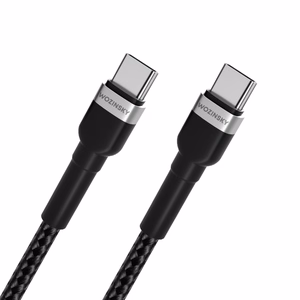 Wozinsky WNBCC1 USB-C / USB-C PD 65W kaapeli 1 m - musta