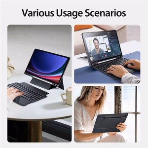 Dux Ducis DK -suojakuori langattomalla näppäimistöllä Samsung Tab S9 / S9FE / S10FE musta