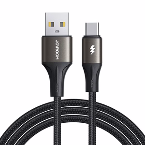 Joyroom SA25-AC3 USB – USB-C Kaapeli 3A 1,2 m, musta