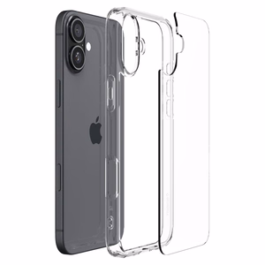 Suojakuori SPIGEN Ultra Hybrid ACS08069 iPhone 16 Pluslle - Crystal Clear