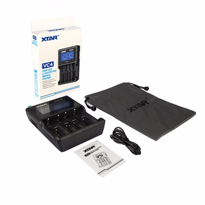XTAR VC4 – USB-akkulaturi, 4 paikkaa