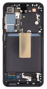 LCD-näyttö Samsung S911 S23 5G kosketusnäytöllä ja kehyksellä Phantom Black alkuperäinen (huoltopaketti)