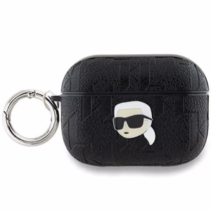 Karl Lagerfeld Monogram Karl Head suojakuori AirPods Pro 2:lle - musta