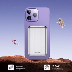 Magneettinen langaton tehopankki CHOETECH, 10W, 5000mAh