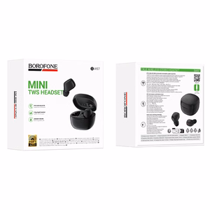Borofone TWS Bluetooth-kuulokkeet BW97 Clear mustat