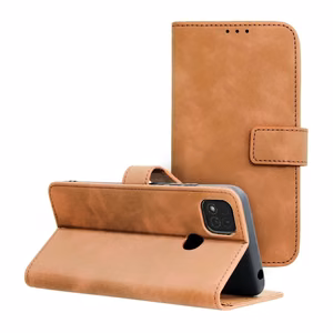 TENDER-lompakkokuori XIAOMI Redmi 9C / 9C NFC, ruskea