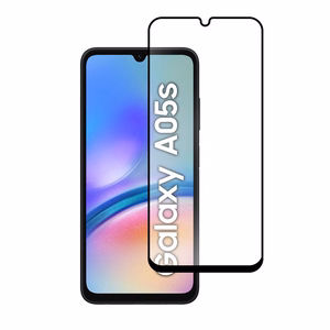 Tempered glass to Samsung Galaxy A05s (full glue / case friendly) Blue Star 5D black
