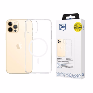 3mk Armor Magcase -suojakuori iPhone 12 Pro Max:lle - läpinäkyvä