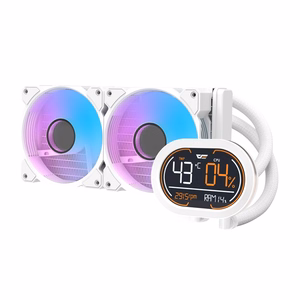 Darkflash DH240D CPU-vesijäähdytin (valkoinen)