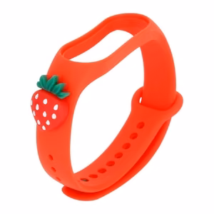 Lasten hihna Smart Band M5/M6/M7 punainen mansikka