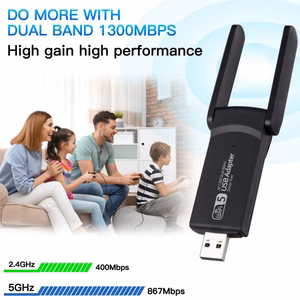 USB Wi-Fi adapter Reach UWA-1 1300Mbps 802.11ac/a/b/g/n black