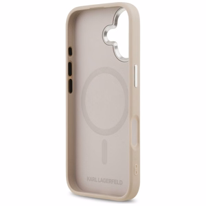 Karl Lagerfeld Karl & Choupette Pins MagSafe -kuori iPhone 17 Pro - pinkki